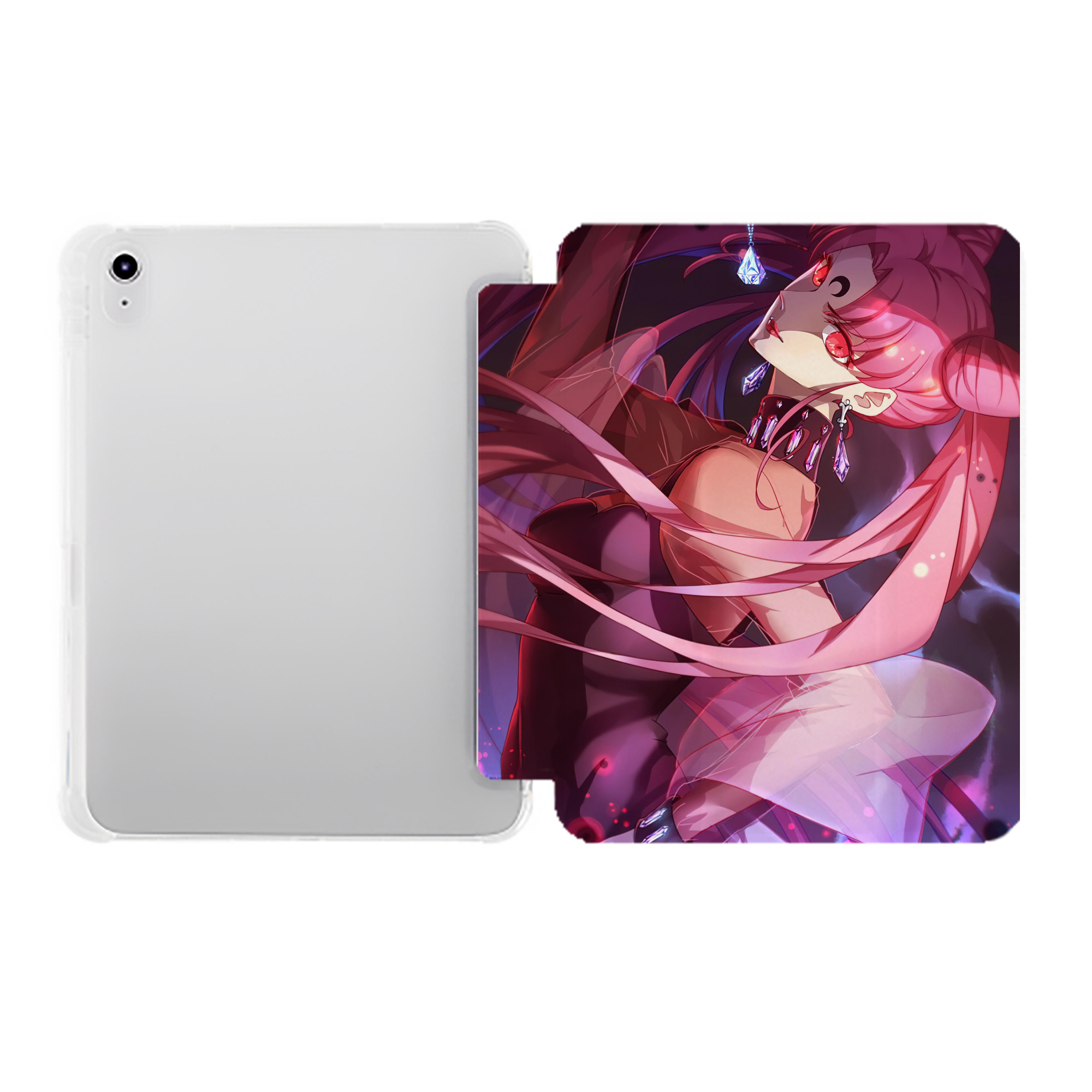 （画像用） 美少女戦士セーラームーン Sailor Moon IPad ケース ペン収納付き 三つ折りスタンド PUレザー×シリコン 対応機種9.5/10.5/10.9インチ